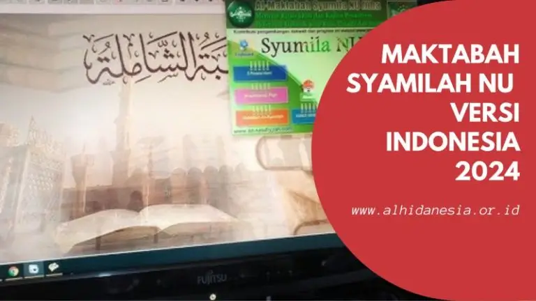 Kitab Maktabah Syamilah NU