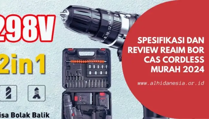 Spesifikasi dan Review Reaim Bor Cas Cordless Murah 2024 Spesifikasi Dan Review Reaim Bor Cas Cordless Murah 2024
